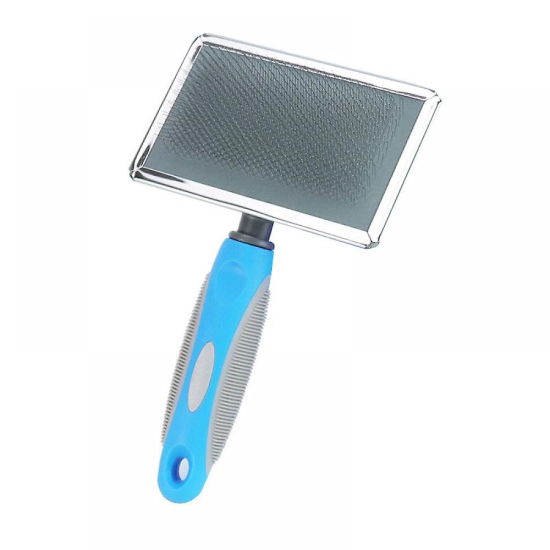 Dog side steel frame brush slicker