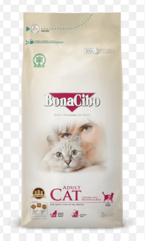Bonacibo cat food 2kg adult