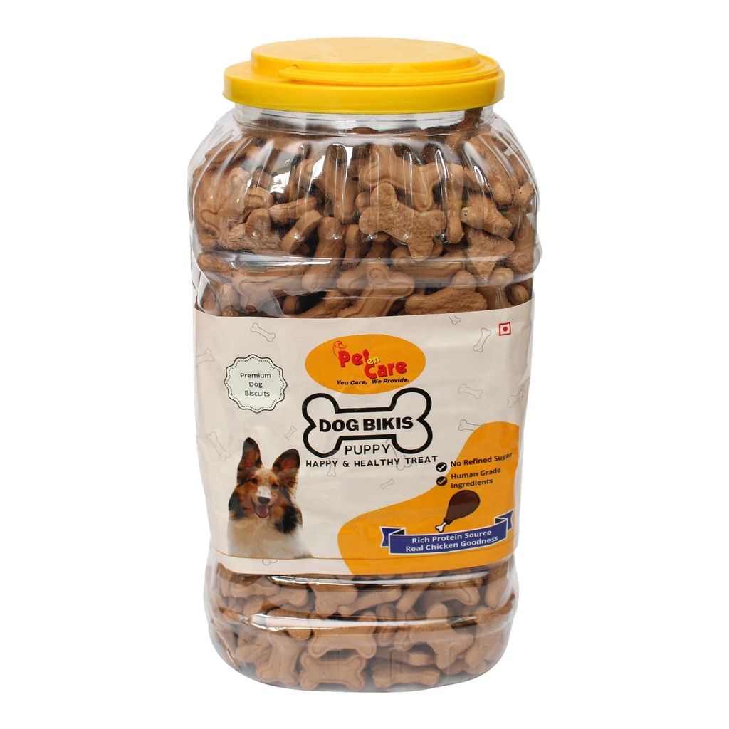 Petcare dog biscuit jar 900gm