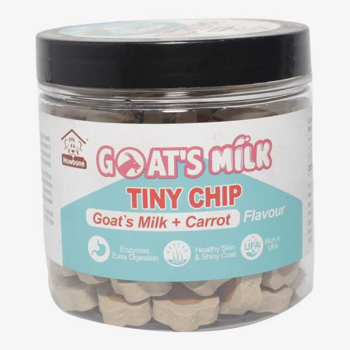 Howbone goat milk dog treat 220gm carrot