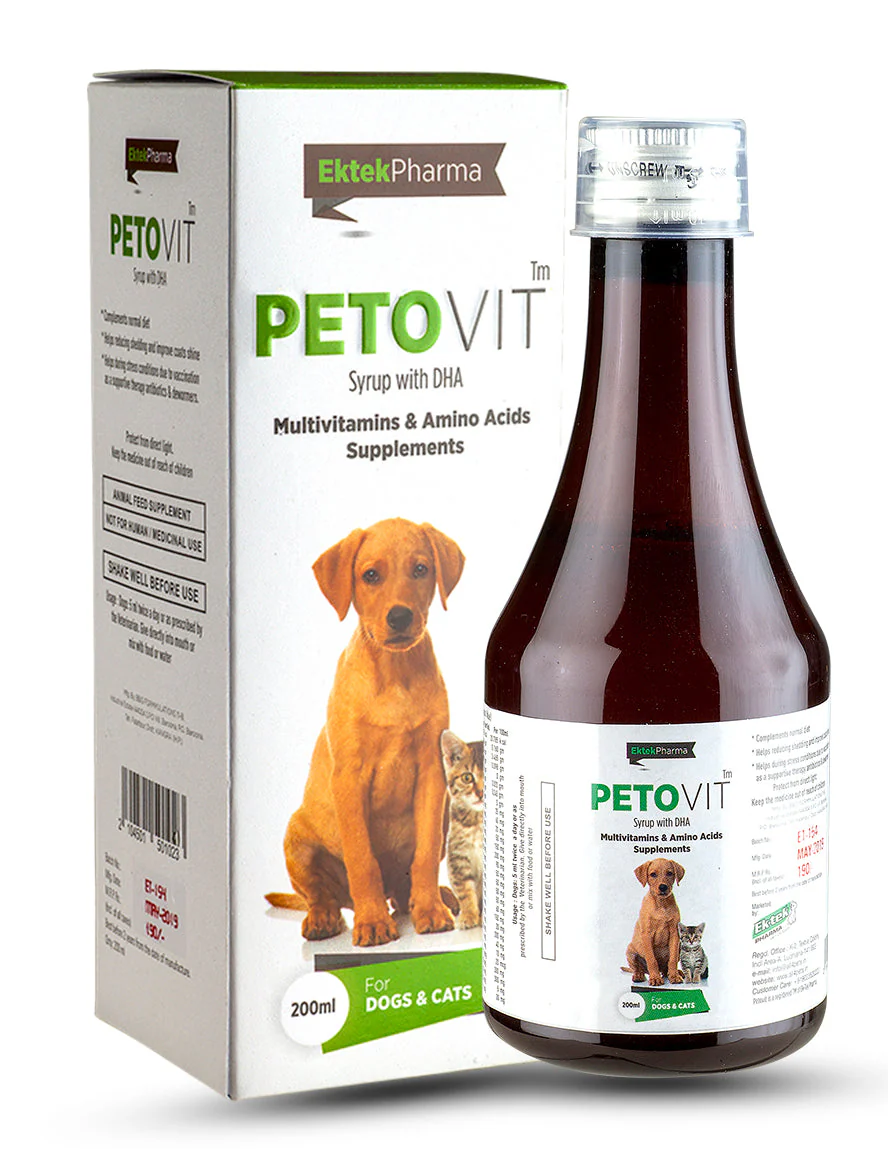 Petovit syrup multi vitamin supplement 200ml