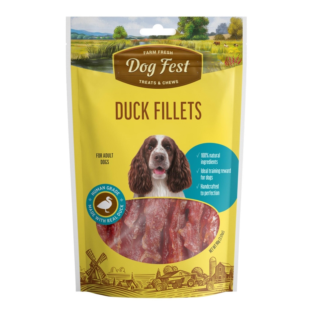 Dog Fest Duck Fillet Bar 90gm