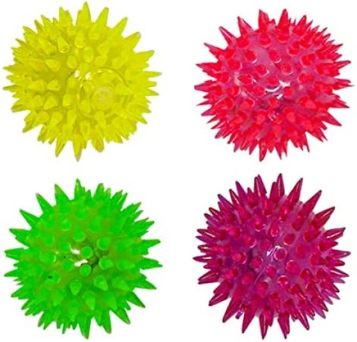 Dog toys light spike ball silicon