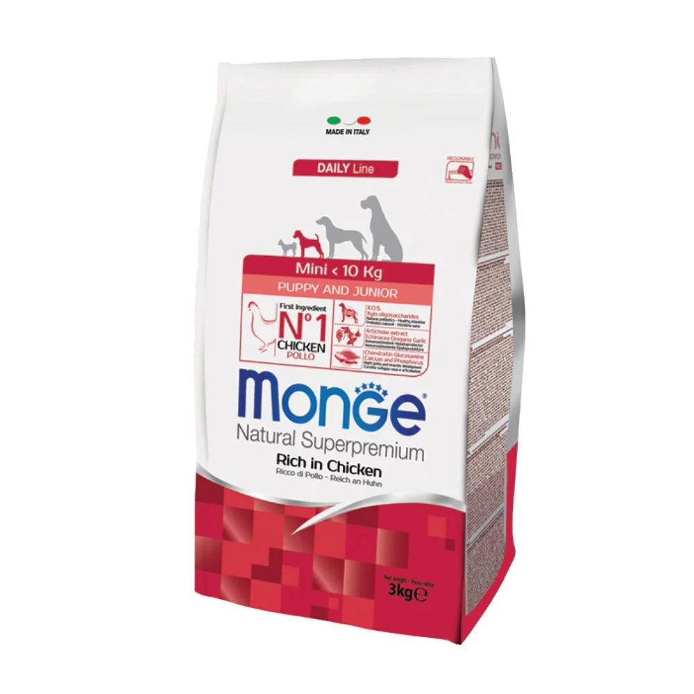 Monge dog food mini puppy & junior 1.5kg
