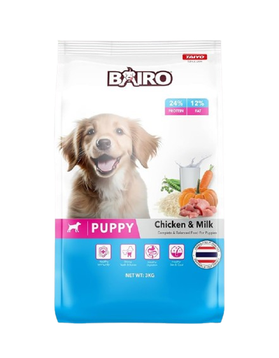 Bairo dog food 3kg puppy