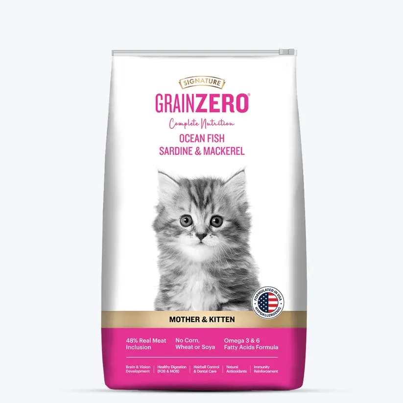Grainzero cat food mother and kitten  1.2kg