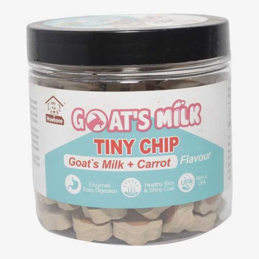 Howbone goat milk dog treat 220gm carrot