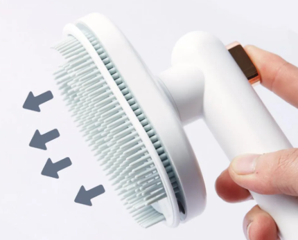 Pet brush rotable 90 degree