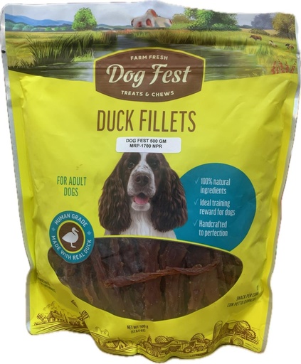 Dog Fest Duck Fillet 500gm