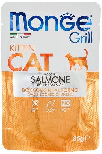 Monge Kitten Cat grill Salmone 85 gm